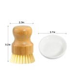 Dish Cleaning Brush Manufacturer - Beech Bamboo Round Sisal