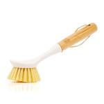 Dish Brush Factory - Bamboo Handle Built-in Scraper