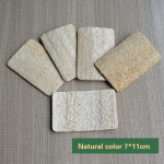 Kitchen Sponge Brush Supplier - Natural Oval Square Loofah