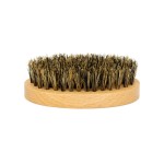 胡须刷工厂-定制logo山毛榉木猪鬃