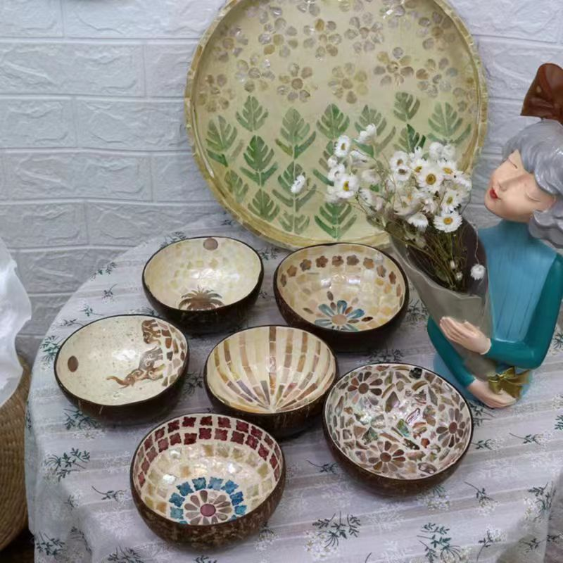 Shell Bowl Manufacturer - Pearl Inlaid Nuts Holder