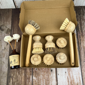 Kitchen Brush Manufacturer - OEM Detachable Bamboo Palm