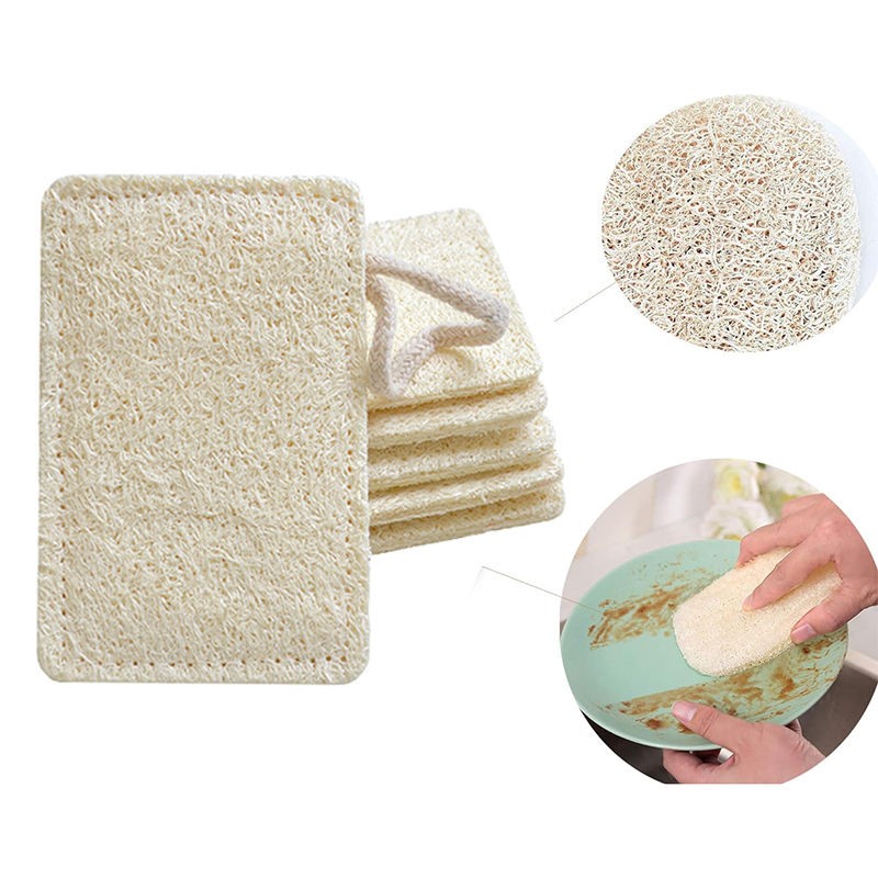 Kitchen Sponge Supplier - Eco Friendly Natural Loofah Pad