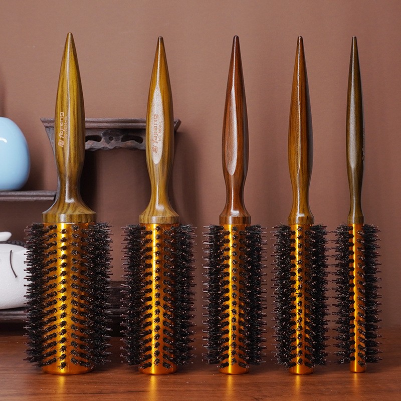 Hair Brush Set Factory - Natural Wood Handle Salon Tools