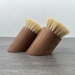 面部清洁刷厂家-山羊鬃木柄洁面工具