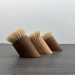 面部清洁刷厂家-山羊鬃木柄洁面工具