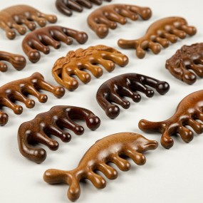 Scalp Massager Comb Supplier - Wide Tooth Wood Hair Growth