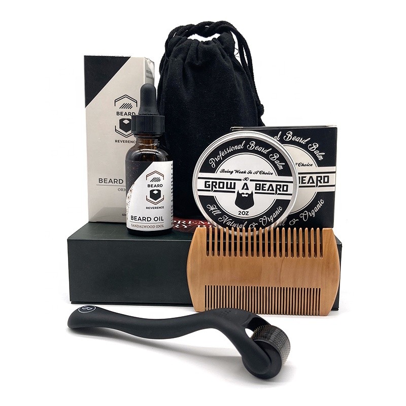 Beard Grooming Kit Supplier - OEM Wooden Shaping Tool Set