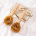 Kitchen Scrub Brush Factory - Coconut Bristle Wooden Handle