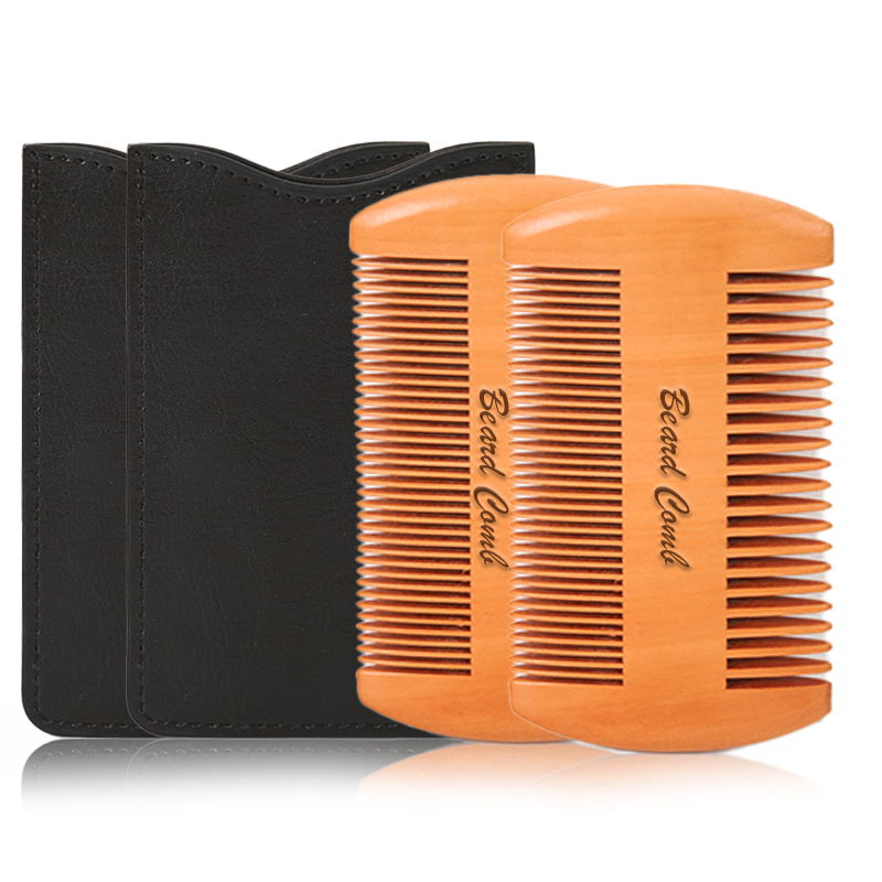 Beard Comb Factory - Custom Logo Sandalwood Wide Tooth