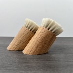 面部清洁刷厂家-山羊鬃木柄洁面工具