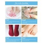 Foot Peel Socks - Peeling Exfoliating Scrub & Remove Dead Skin