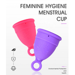 Menstrual Cup - CE Biodegradable & Discharge Valve