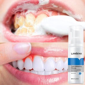 Teeth Whitening Mousse - LANBENA & Tooth Whitening Cleaning