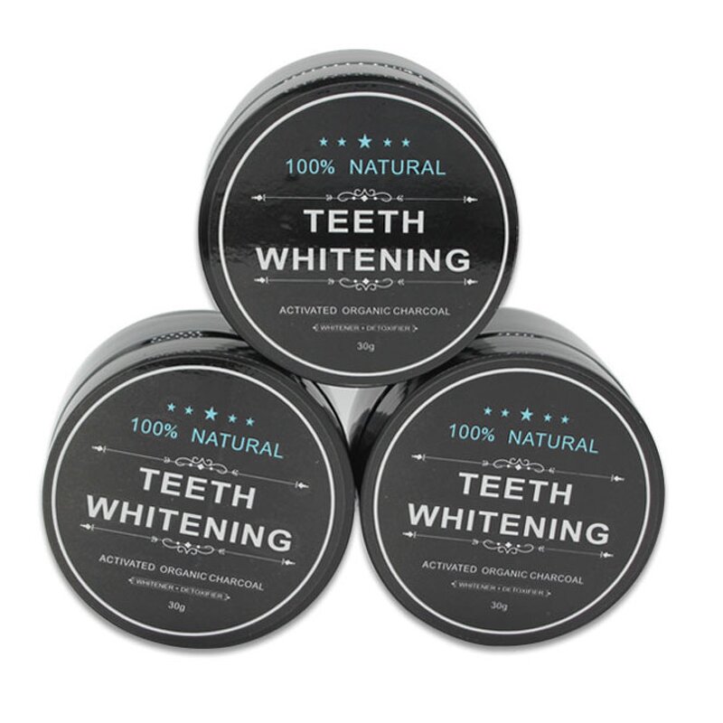Teeth Whitening Powder - Natural Herbs OEM Private Label & Charcoal