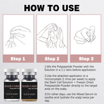 Stem Cell Serum Manufacturer - Lyophilized Powder with Applicator Hair Massager for Growth