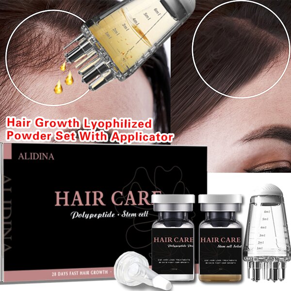 Hair Regeneration Kit Manufacturer - Stem Cell Lyophilized Powder with Applicator & Massager