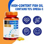 Omega 3 Fish Oil Softgels Manufacturer - 1000mg 3x Strength, Private Label & Custom