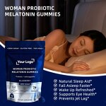 Sleep Probiotic Gummies Manufacturer - Melatonin for Relaxation & Nighttime Gut Health, OEM ODM Private Label