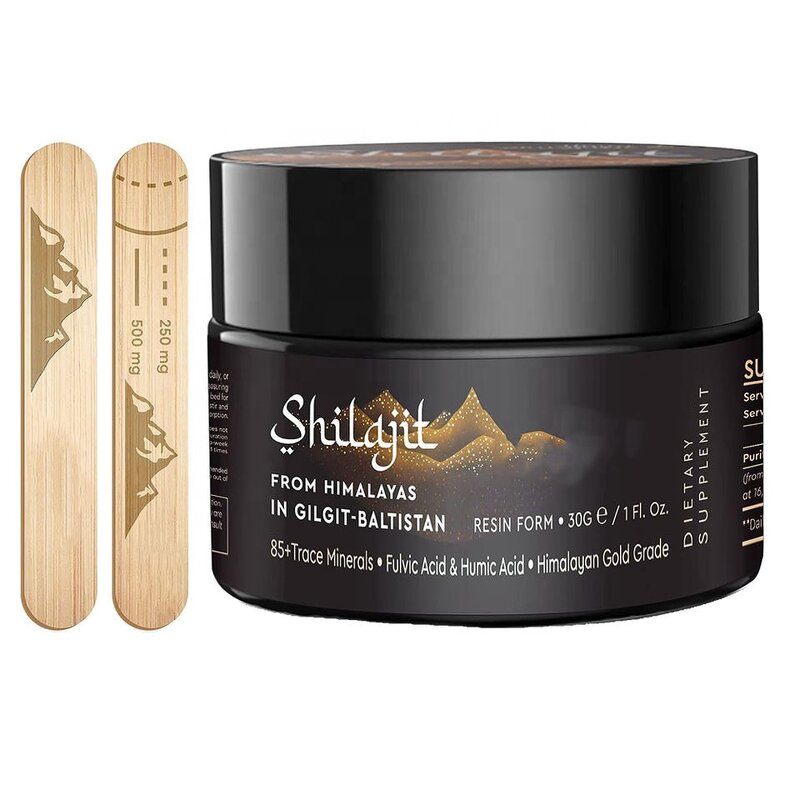 Himalayan Shilajit Manufacturer - Gold Grade Pure with Fulvic Acid & 85+ Minerals for Energy Support