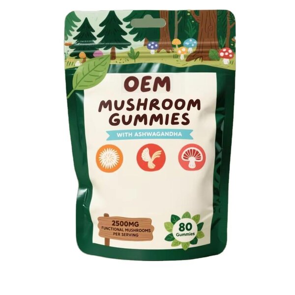 Ashwagandha Mushroom Gummies Supplement Manufacturer - OEM Performance-Enhancing for Adults