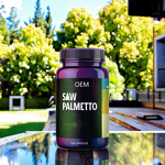 Men's Saw Palmetto Capsules - Vegan DHT Blocker for Urinary Tract & Hair