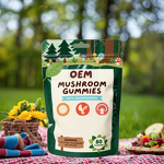 Mushroom Gummy Supplements Manufacturer - Custom & Stock, 80-Count Bottle