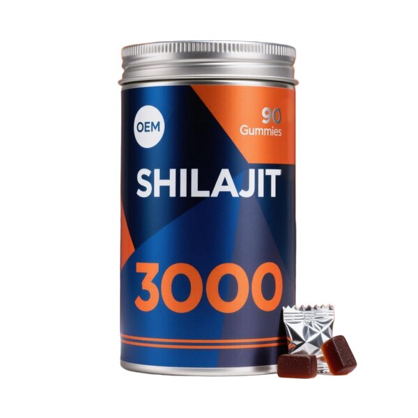 Himalayan Shilajit Gummies Manufacturer - 100% Natural with Ashwagandha, 60 Count
