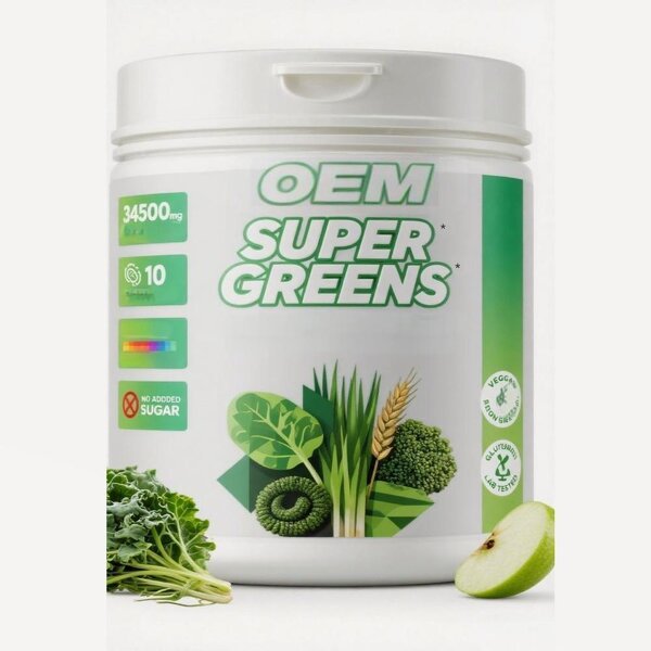 Green Powder Manufacturer - Wheatgrass, Spirulina & Chlorella Whole Food Blend