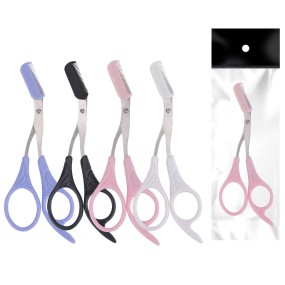 Beauty Scissors Factory - Curved Straight Blade Stainless Steel