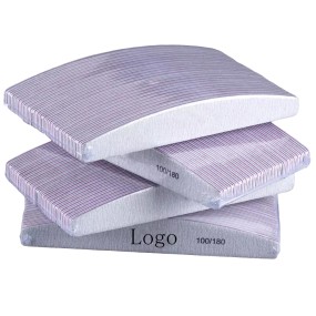Nail File Manufacturer - Custom Logo Curved Zebra Emery Boards