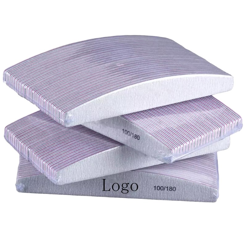 Nail File Manufacturer - Custom Logo Curved Zebra Emery Boards