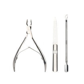 Manicure Kit Factory - Customized 3pcs Stainless Steel Set