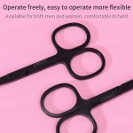 Eyebrow Scissors Manufacturer - Fast Shipment Curved Sharp Black