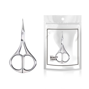 Eyebrow Scissors Manufacturer - Professional Silver Color Stainless