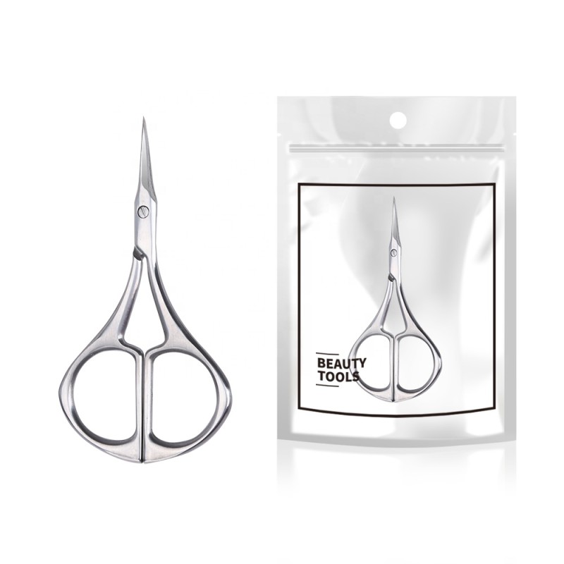 Eyebrow Scissors Manufacturer - Professional Silver Color Stainless