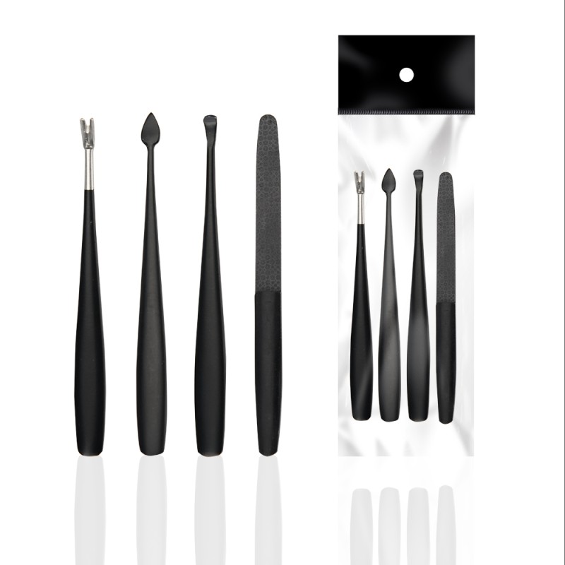 Pedicure Kit Factory - High Quality Black Coating Cleaner Set