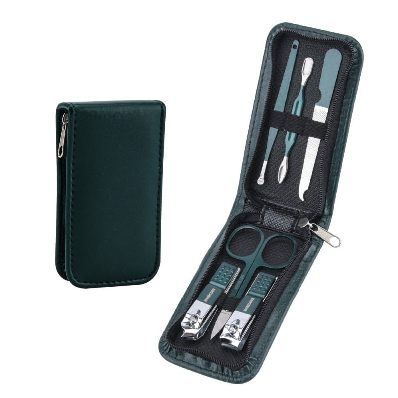 Men's Manicure Set Factory - 6pcs Travel Bag Grooming Kit