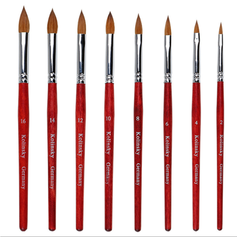 Nail Art Brush Manufacturer - Professional Wood Handle Kolinsky