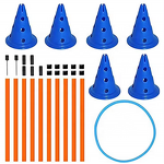 Dog Agility Training Set Manufacturer - Plastic Circle Jumping Hurdles for Pet Training