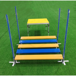 Dog Agility Equipment Manufacturer - FCI Long Jump Board with Metal Poles