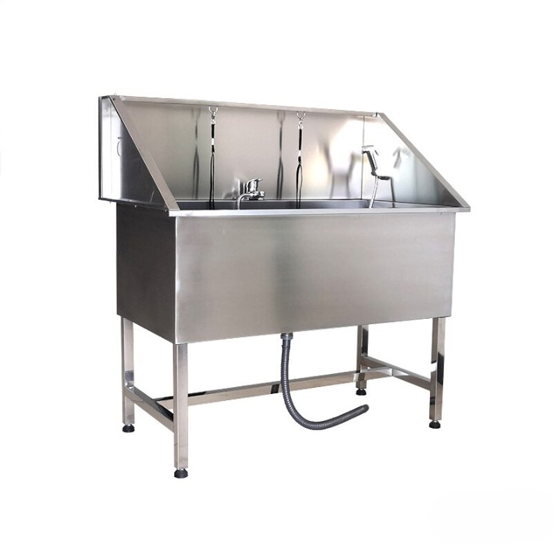 Stainless Steel Dog Bathtub Manufacturer - Custom Pet Grooming Salon Wash Station