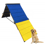 Dog Agility Training Equipment Manufacturer - Iron Frame Folding Ramp for Sustainable Pet Training