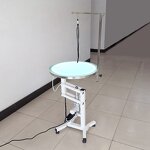 Pet Grooming Table Manufacturer - Round Salon Table with LED Light for Professional Pet Grooming