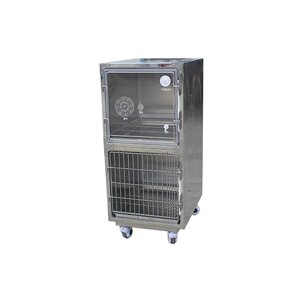 Pet Oxygen Cage Manufacturer - Two-Compartment Hospital Dog Incubator with Temperature Control