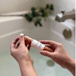 Himalayan Bath Salt Manufacturer - Dried Flowers in Solid Color Bottle for Body Care