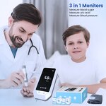 Upper Arm Blood Pressure Monitor Manufacturer - 3-in-1 Glucose & Uric Acid Monitor, Automatic LCD Display, CE Certified