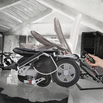 Electric Wheelchair Manufacturer - Lightweight Foldable Power Wheelchair with Reclining Feature