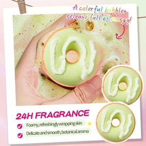 Macaron Donut Bath Bomb Gift Set Manufacturer - Natural Herbs Detox & Immune Support