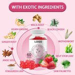 Booty Enhancement Gummies Manufacturer - 60 Vitamins Ginseng Supplement for Women in Bottle
